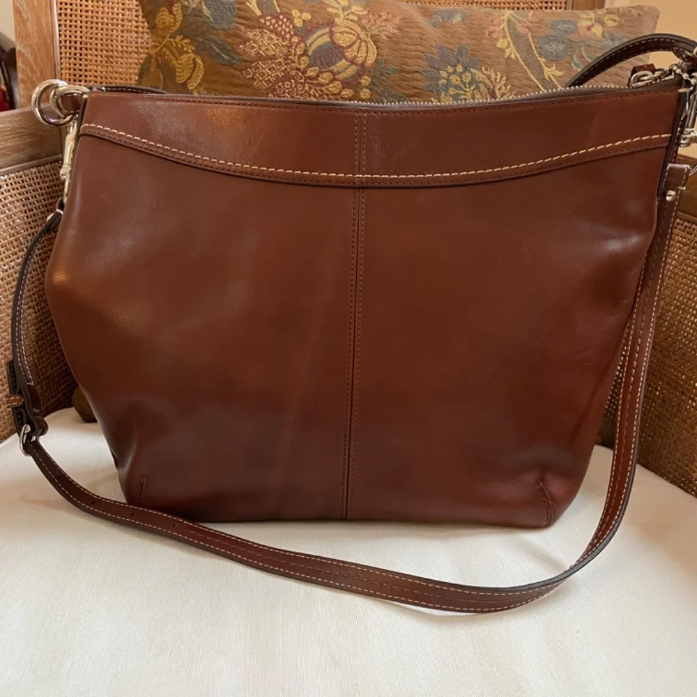 Coach Brown Leather Handbag - Picture 3 of 9